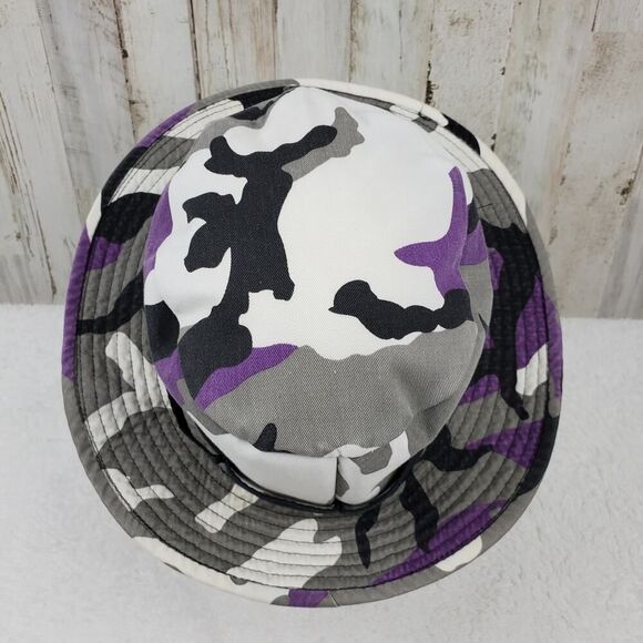 Purple Camo Jungle Hat Size Medium - Picture 5 of 7